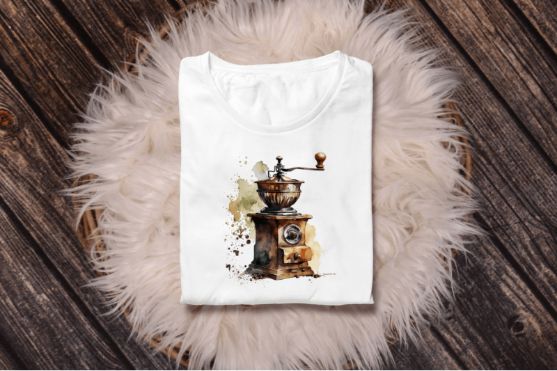 watercolor-coffee-mill-clipart-bundle