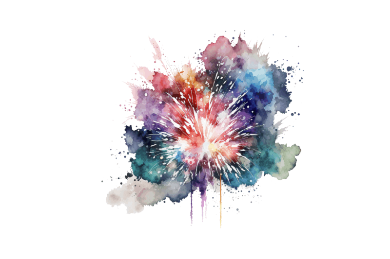 watercolor-fireworks-clipart-bundle