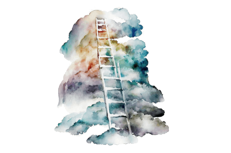 watercolor-ladder-clouds-clipart-bundle