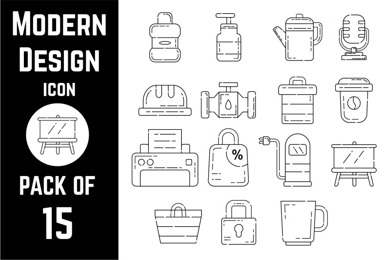 modern-design-icon-pack-bundle-lineart-vector-template