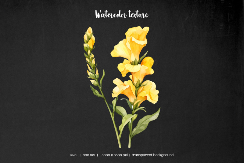 watercolor-yellow-wedding-flowers-clipart-yellow-flower-clip-art