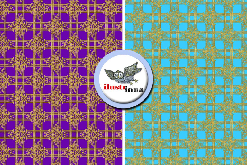 blue-and-purple-christmas-digital-paper