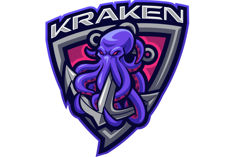 kraken-esport-mascot-logo-design