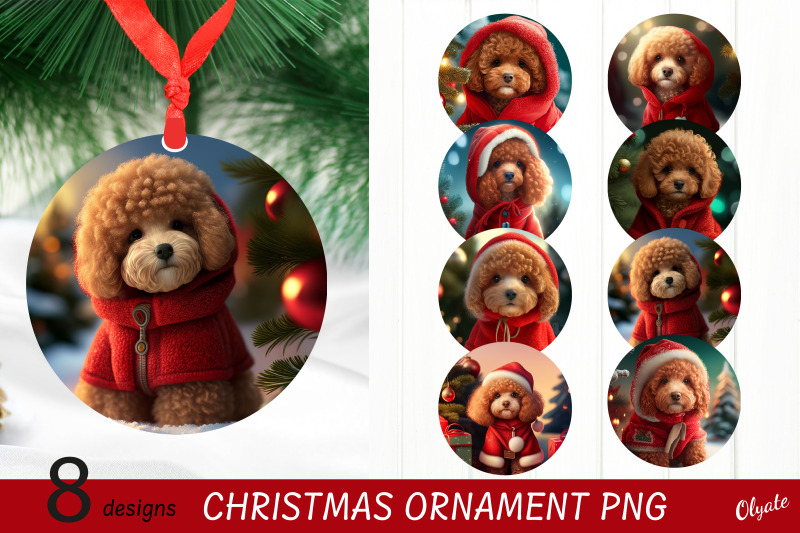 3d-poodle-christmas-ornament-bundle-dog-ornament-png