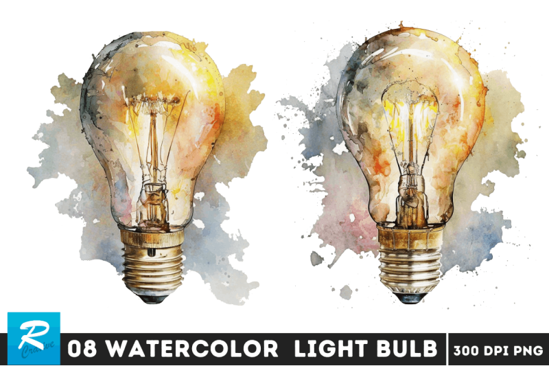 watercolor-light-bulb-clipart-bundle