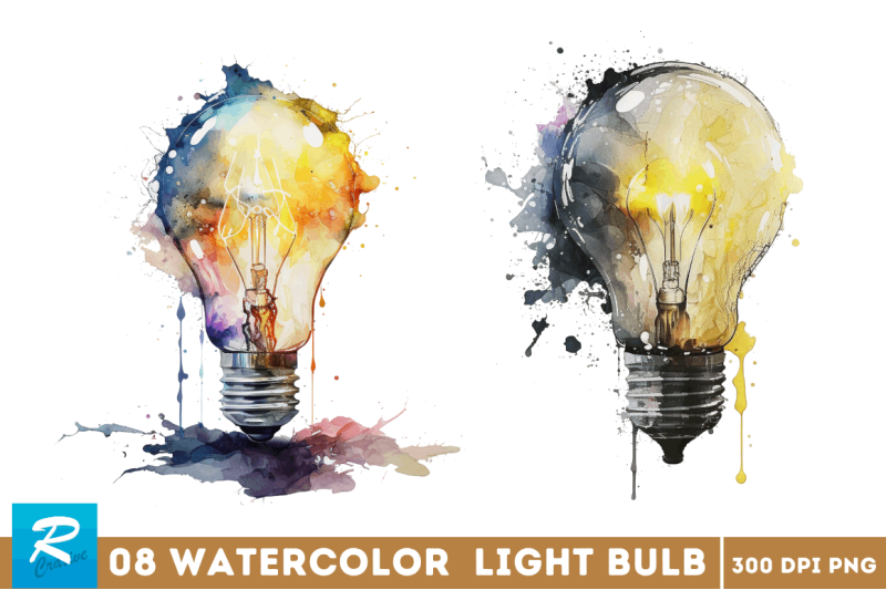 watercolor-light-bulb-clipart-bundle