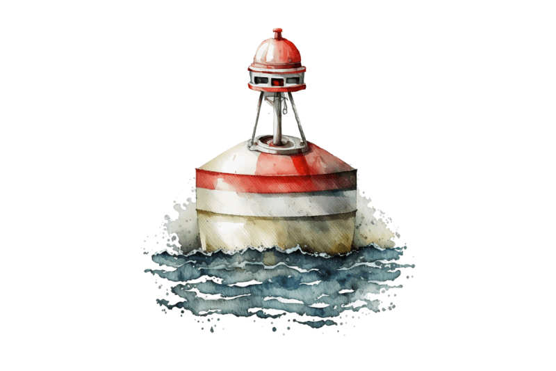 watercolor-nautical-buoy-clipart-bundle