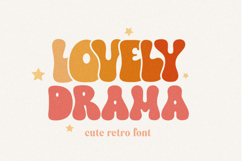 lovely-drama-cute-retro-font