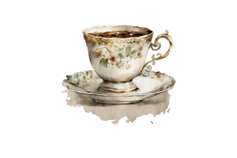 watercolor-vintage-coffee-cup-clipart-bundle