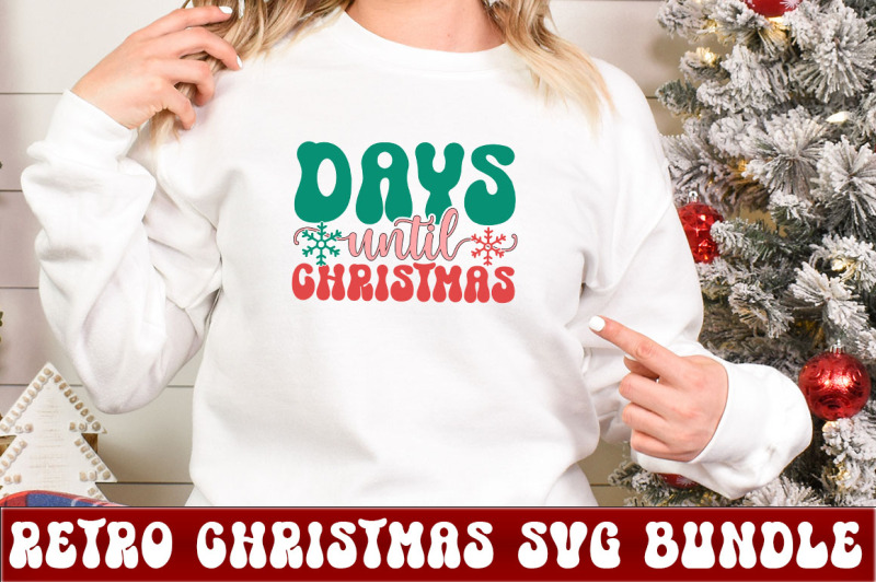 days-until-christmas-retro-svg