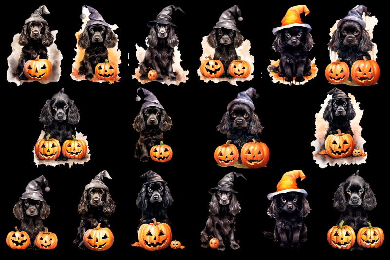 cute-dog-halloween-amp-pumpkin-clipart-png