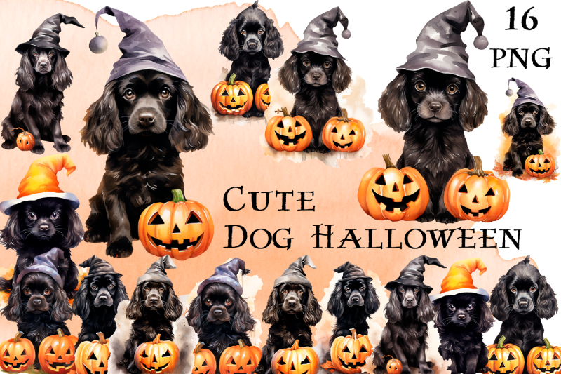 cute-dog-halloween-amp-pumpkin-clipart-png