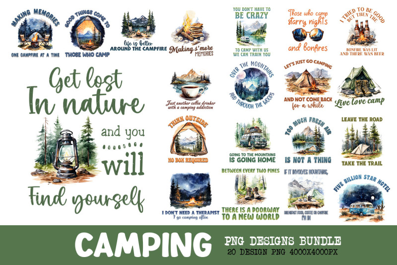 retro-camping-life-bundle-design