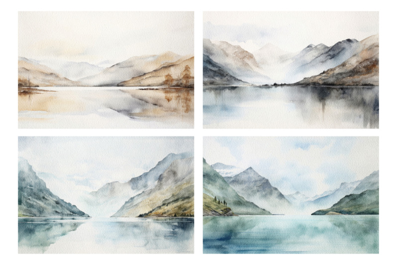 fjord-nbsp-watercolour-landscape-backgrounds