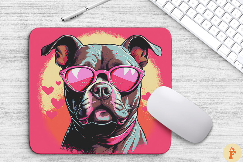 pink-staffordshire-terrier-mouse-pad