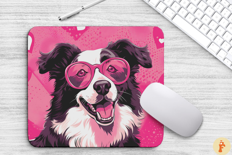 cute-pink-australian-shepherd-mouse-pad