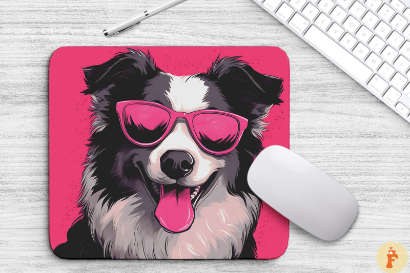 cute-pink-australian-shepherd-mouse-pad