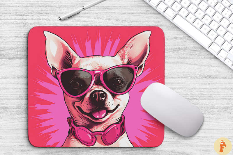 cute-pink-chihuahua-mouse-pad