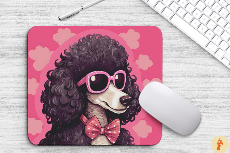 cute-pink-poodle-mouse-pad