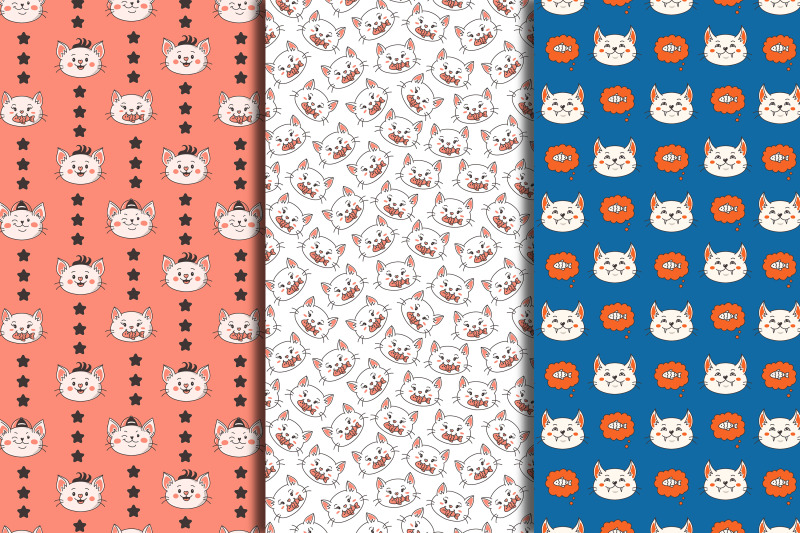 cat-seamless-pattern