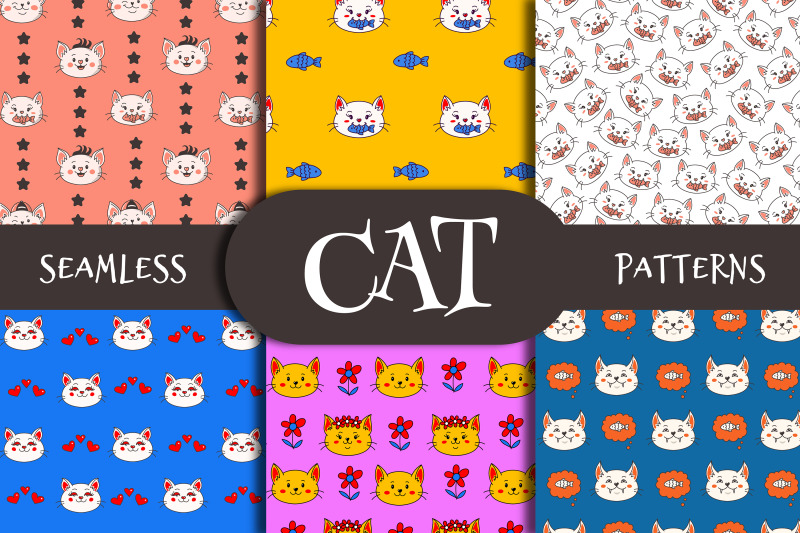 cat-seamless-pattern