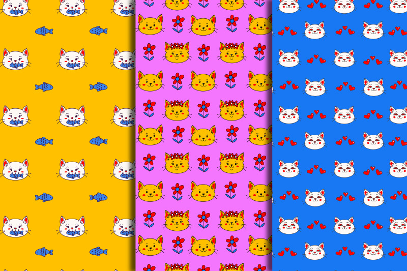 cat-seamless-pattern