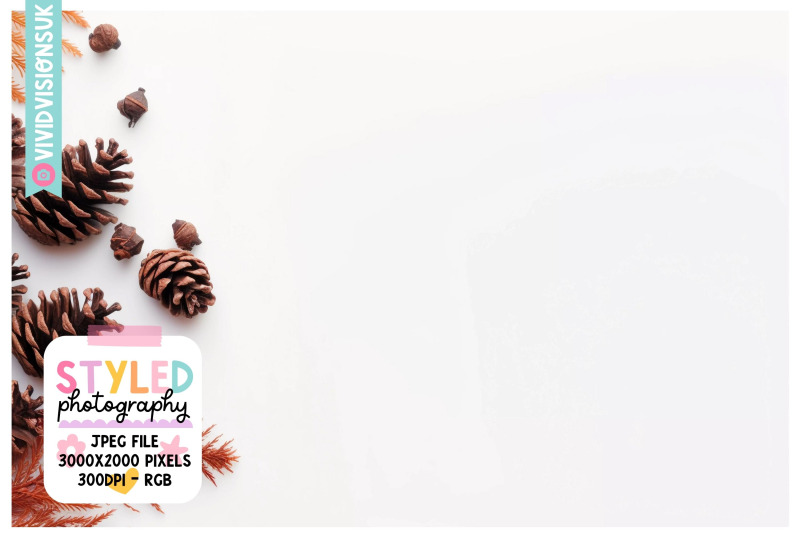 pinecones-christmas-mock-up-with-empty-space