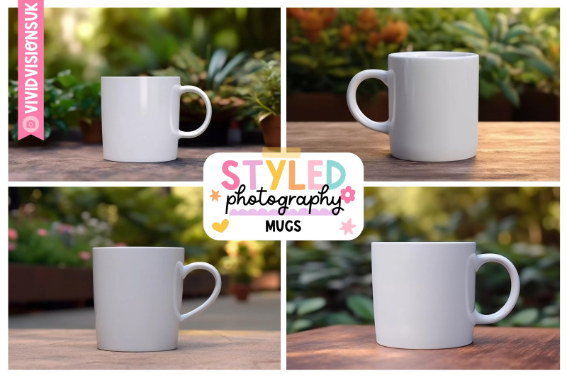 white-mug-styled-stock-photography