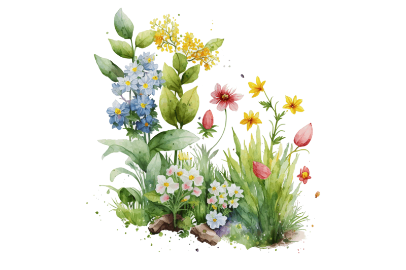 watercolor-spring-garden-clipart-bundle