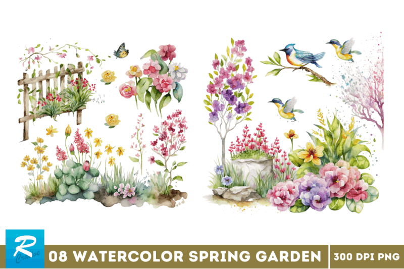 watercolor-spring-garden-clipart-bundle