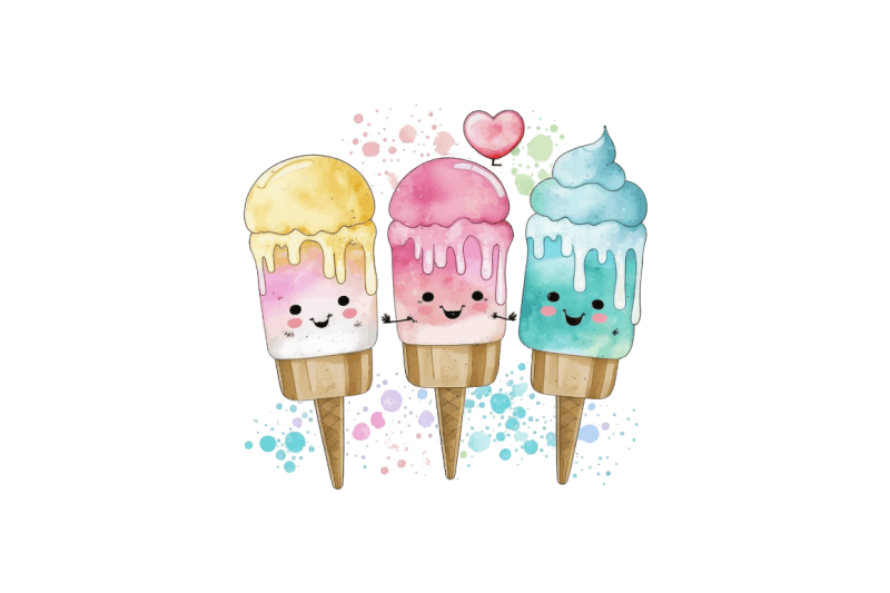 watercolor-cute-ice-cream-clipart-bundle