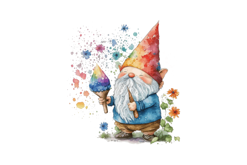 watercolor-cute-gnome-autism-clipart-bundle