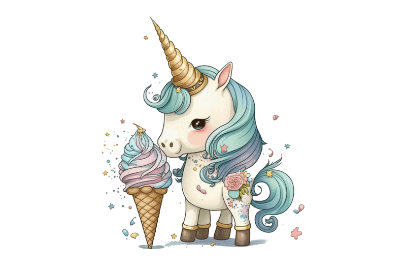 watercolor-magical-unicorn-clipart-bundle