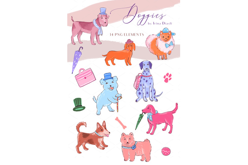 doggies-patterns-illustrations
