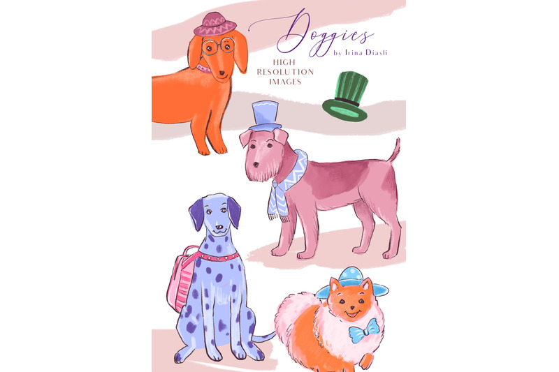 doggies-patterns-illustrations