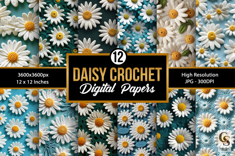 crochet-daisy-flowers-digital-paper-patterns
