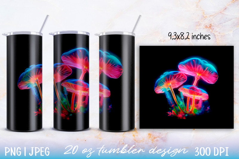 skinny-tumbler-wrap-illuminated-mushroom