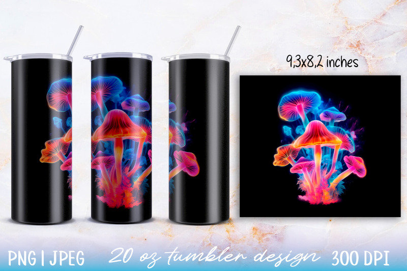 skinny-tumbler-wrap-illuminated-mushroom