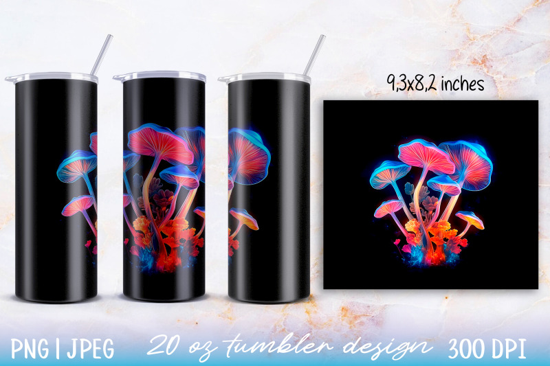 skinny-tumbler-wrap-illuminated-mushroom