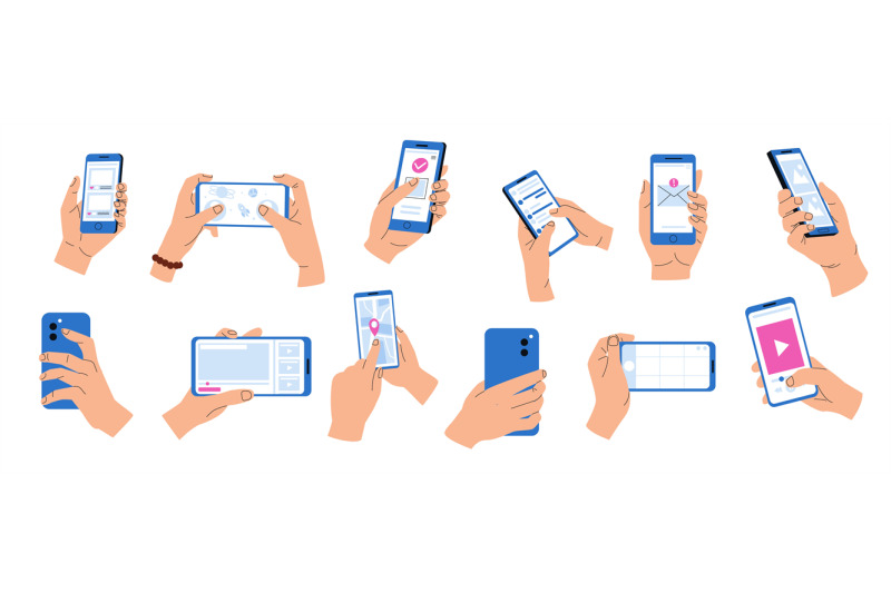 hands-holding-phones-with-apps-smartphone-with-applications-on-displa