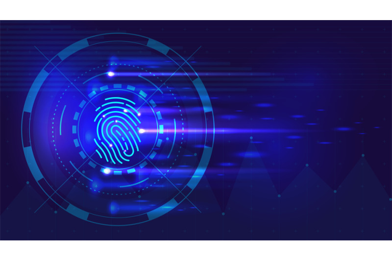 fingerprint-concept-background-modern-electronic-fingerprint-scanner