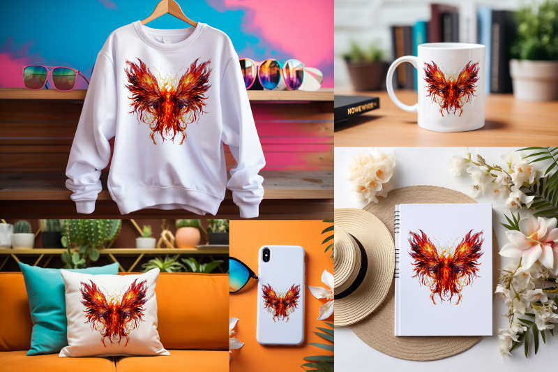 watercolor-fantasy-firebird-design-png-jpeg