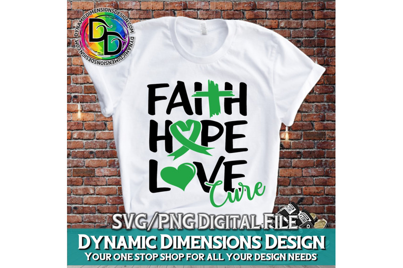 faith-hope-love-green-awareness-ribbon-bipolar-mental-health-kidne