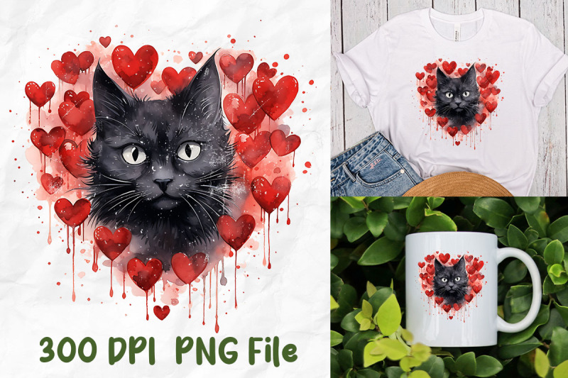 black-cat-lover-red-heart-i-love-cats