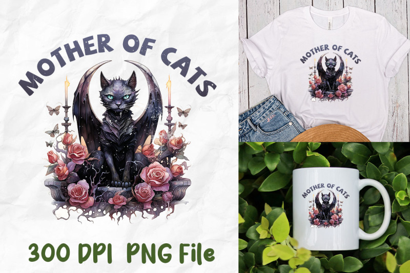 mother-of-cats-cat-lady-black-cat