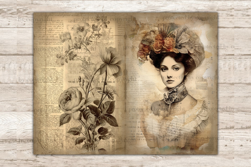 vintage-woman-junk-journal-page-ephemera
