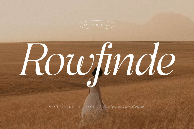 rowfinde-typeface