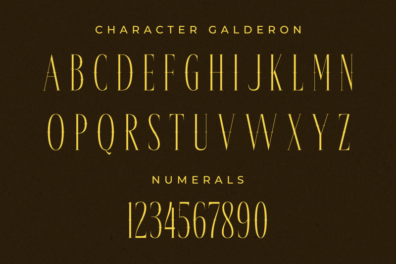 galderon-typeface