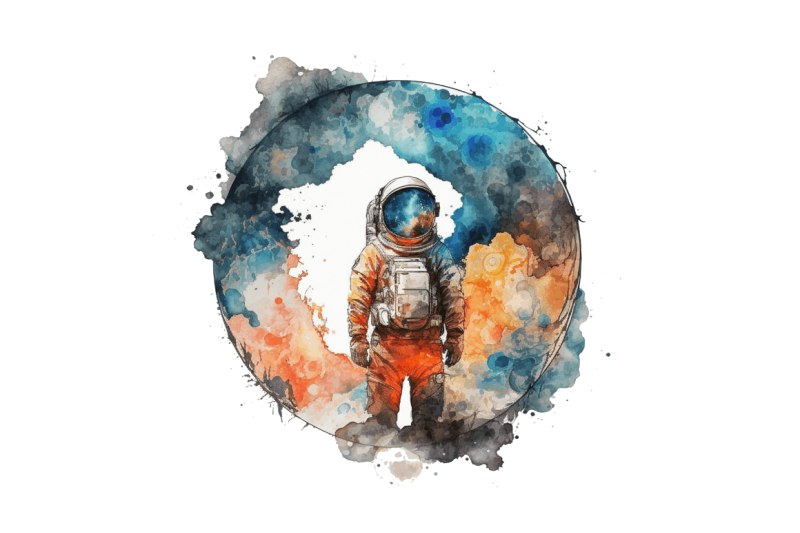 watercolor-astronaut-planet-clipart-bundle