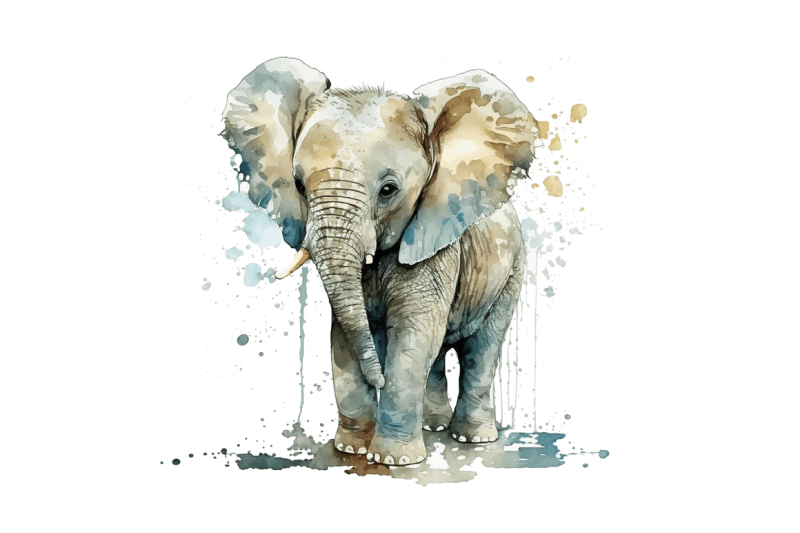 watercolor-baby-elephant-clipart-bundle